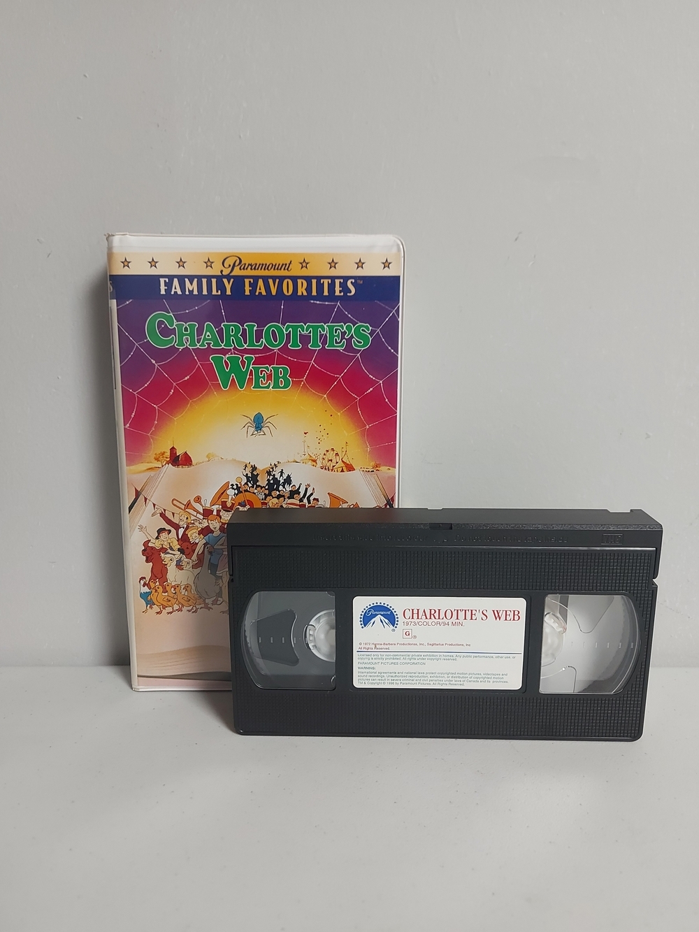Charlotte's Web VHS (1988 Release) Paramount Family Favorites Classic Animated
